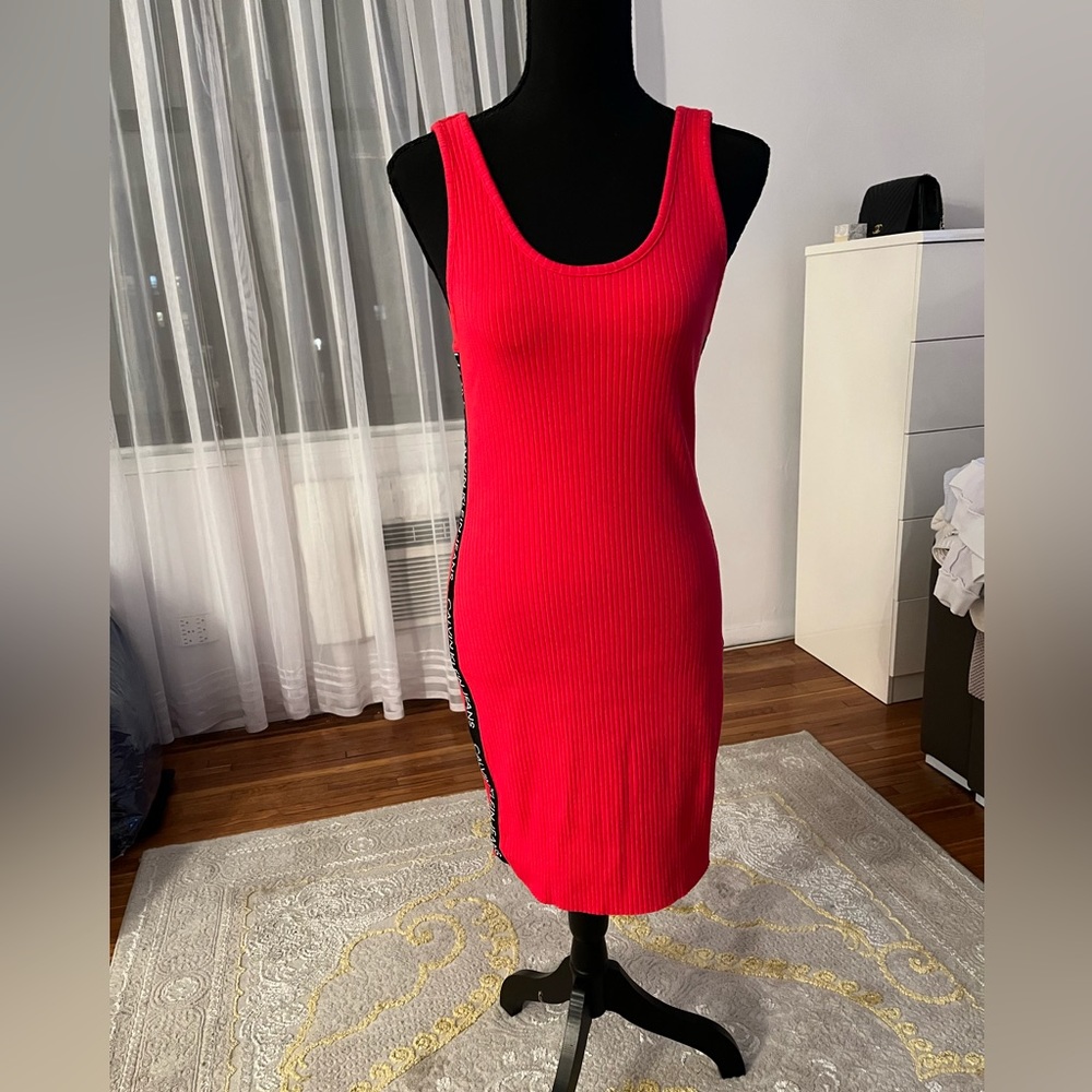 Woman dress, size M, Calvin Klein Jeans, color red